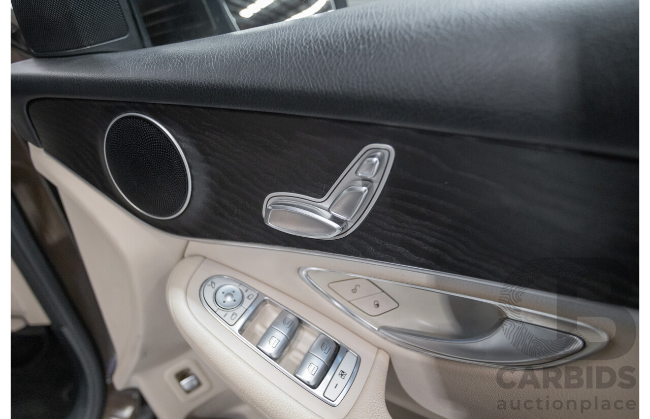 12/2015 Mercedes-Benz GLC 250d (AWD) 253 4D Wagon Dakota Brown Metallic Twin Turbo Diesel 2.1L