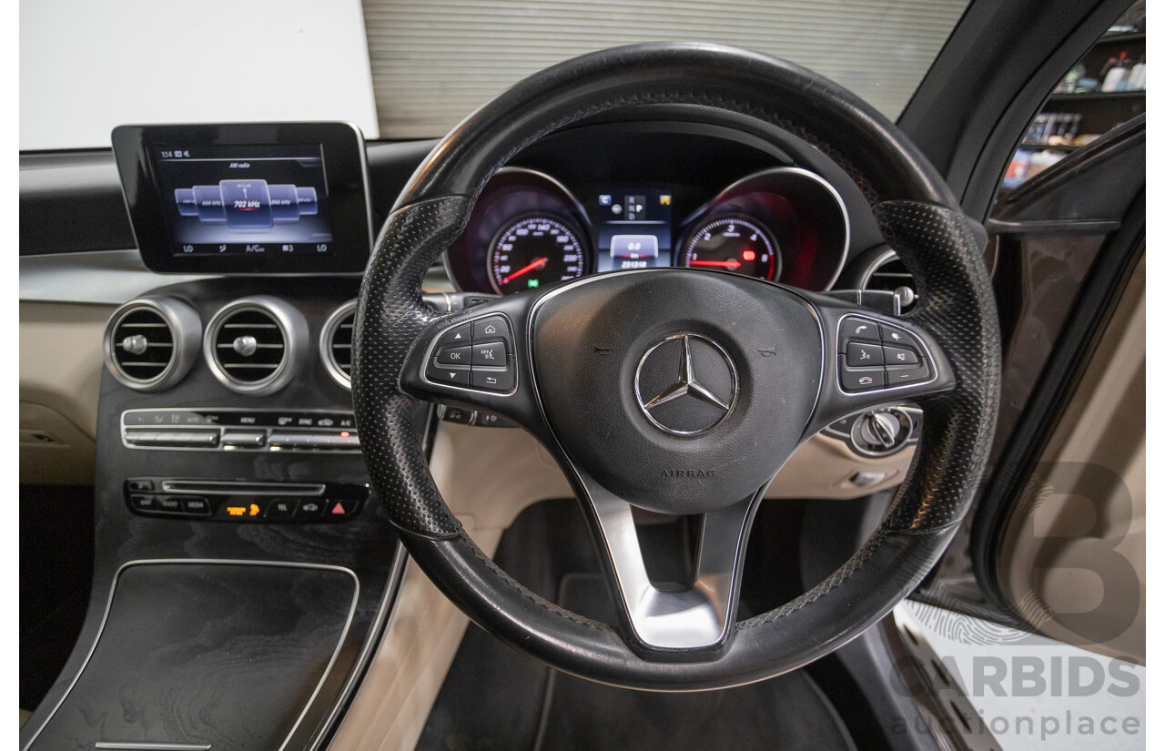 12/2015 Mercedes-Benz GLC 250d (AWD) 253 4D Wagon Dakota Brown Metallic Twin Turbo Diesel 2.1L