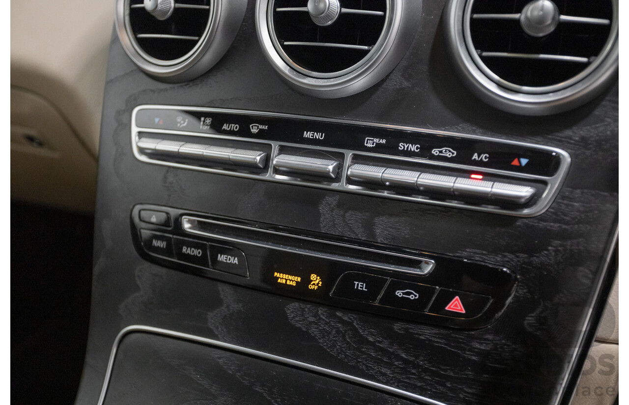 12/2015 Mercedes-Benz GLC 250d (AWD) 253 4D Wagon Dakota Brown Metallic Twin Turbo Diesel 2.1L