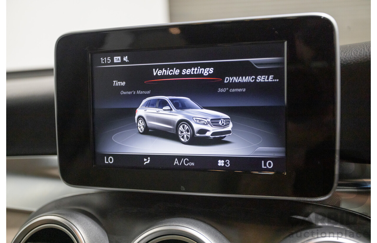 12/2015 Mercedes-Benz GLC 250d (AWD) 253 4D Wagon Dakota Brown Metallic Twin Turbo Diesel 2.1L