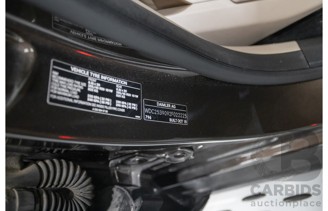 12/2015 Mercedes-Benz GLC 250d (AWD) 253 4D Wagon Dakota Brown Metallic Twin Turbo Diesel 2.1L