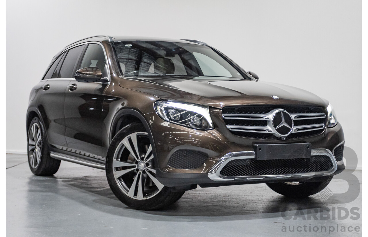 12/2015 Mercedes-Benz GLC 250d (AWD) 253 4D Wagon Dakota Brown Metallic Twin Turbo Diesel 2.1L