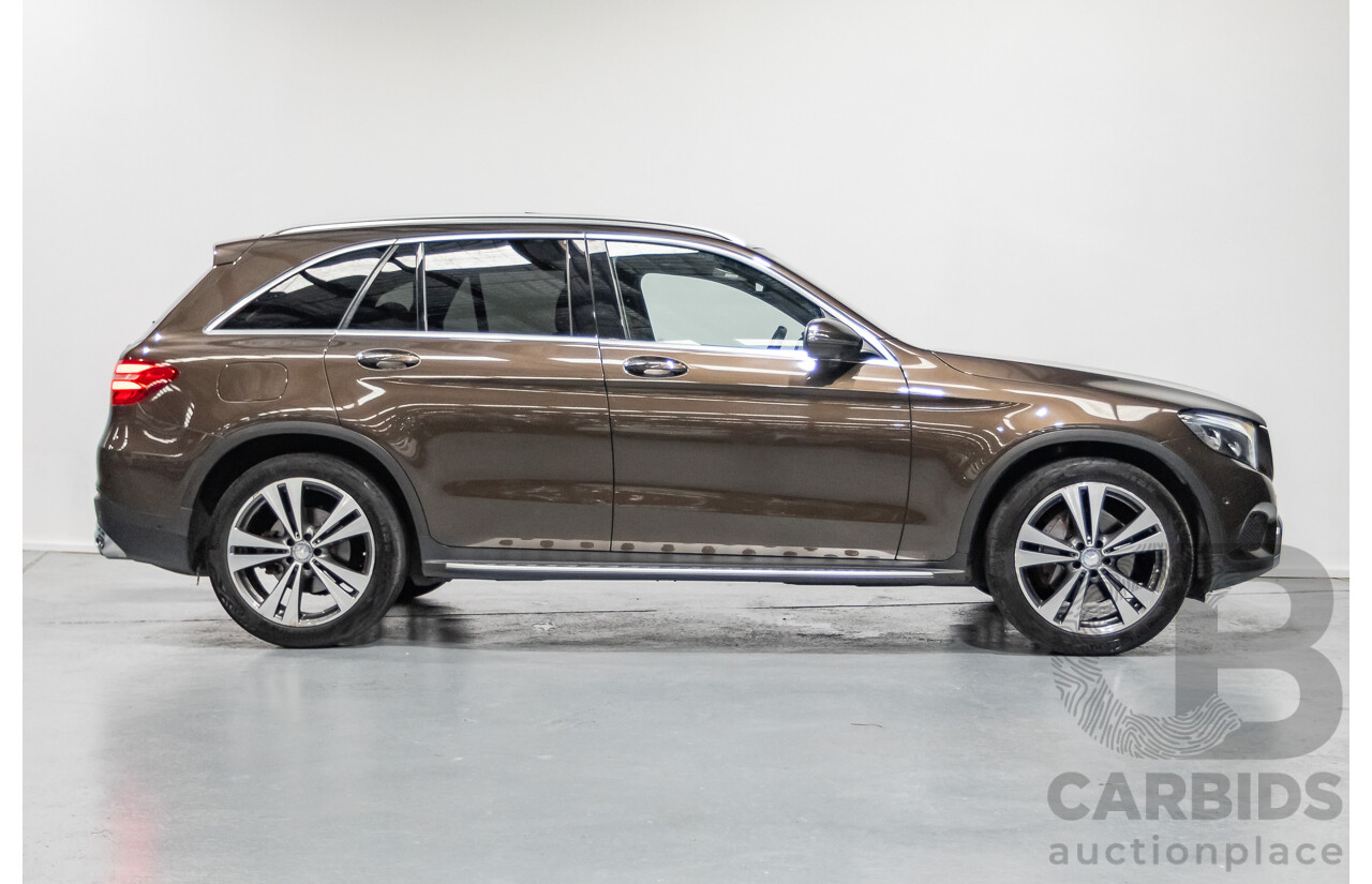 12/2015 Mercedes-Benz GLC 250d (AWD) 253 4D Wagon Dakota Brown Metallic Twin Turbo Diesel 2.1L