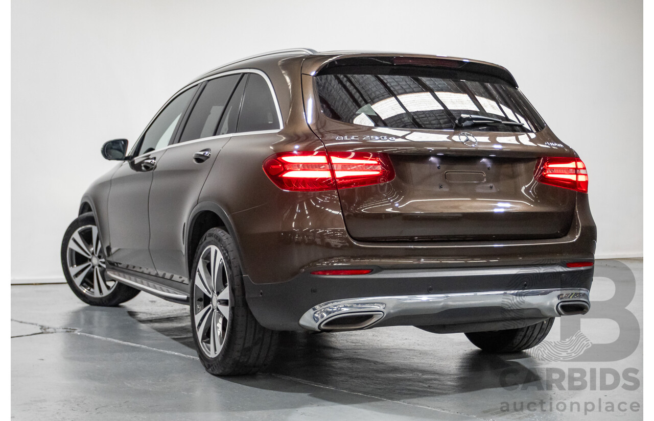 12/2015 Mercedes-Benz GLC 250d (AWD) 253 4D Wagon Dakota Brown Metallic Twin Turbo Diesel 2.1L