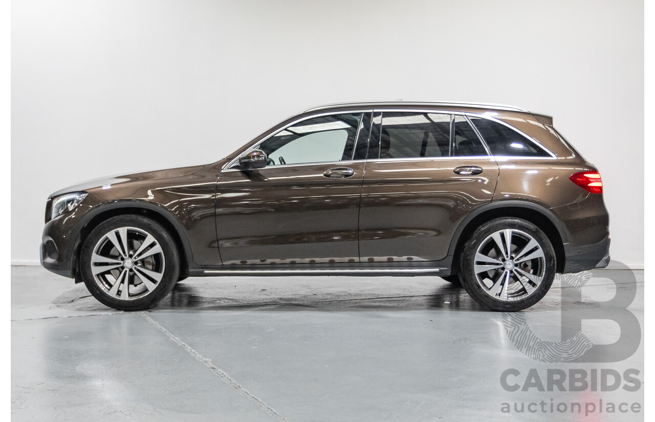 12/2015 Mercedes-Benz GLC 250d (AWD) 253 4D Wagon Dakota Brown Metallic Twin Turbo Diesel 2.1L