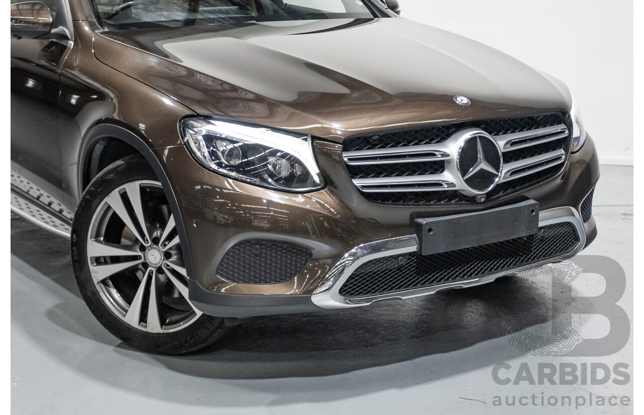 12/2015 Mercedes-Benz GLC 250d (AWD) 253 4D Wagon Dakota Brown Metallic Twin Turbo Diesel 2.1L