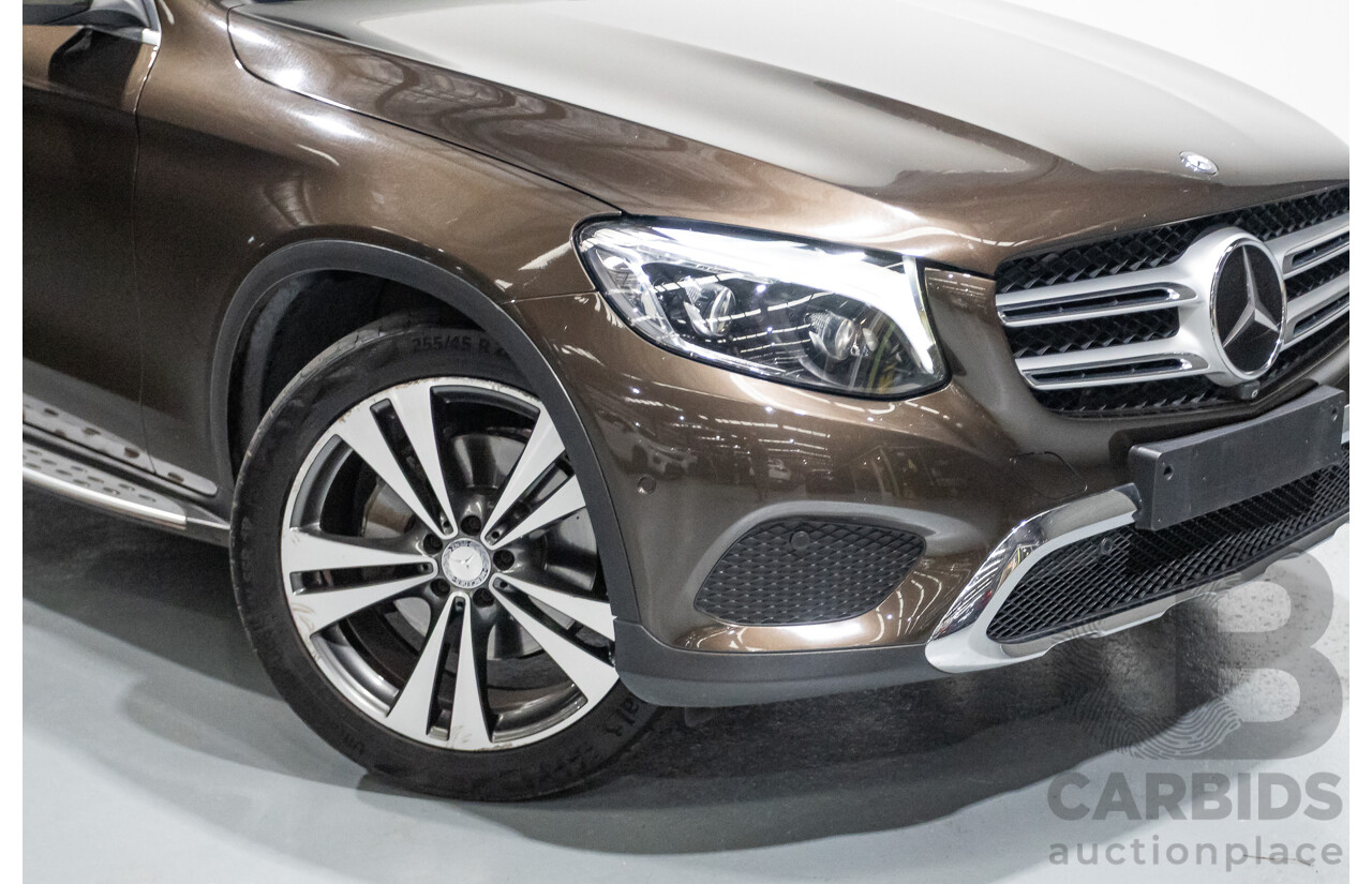 12/2015 Mercedes-Benz GLC 250d (AWD) 253 4D Wagon Dakota Brown Metallic Twin Turbo Diesel 2.1L