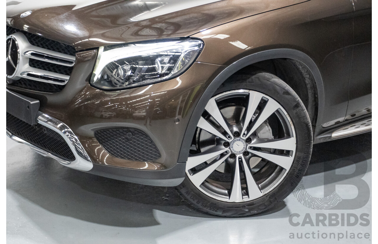 12/2015 Mercedes-Benz GLC 250d (AWD) 253 4D Wagon Dakota Brown Metallic Twin Turbo Diesel 2.1L