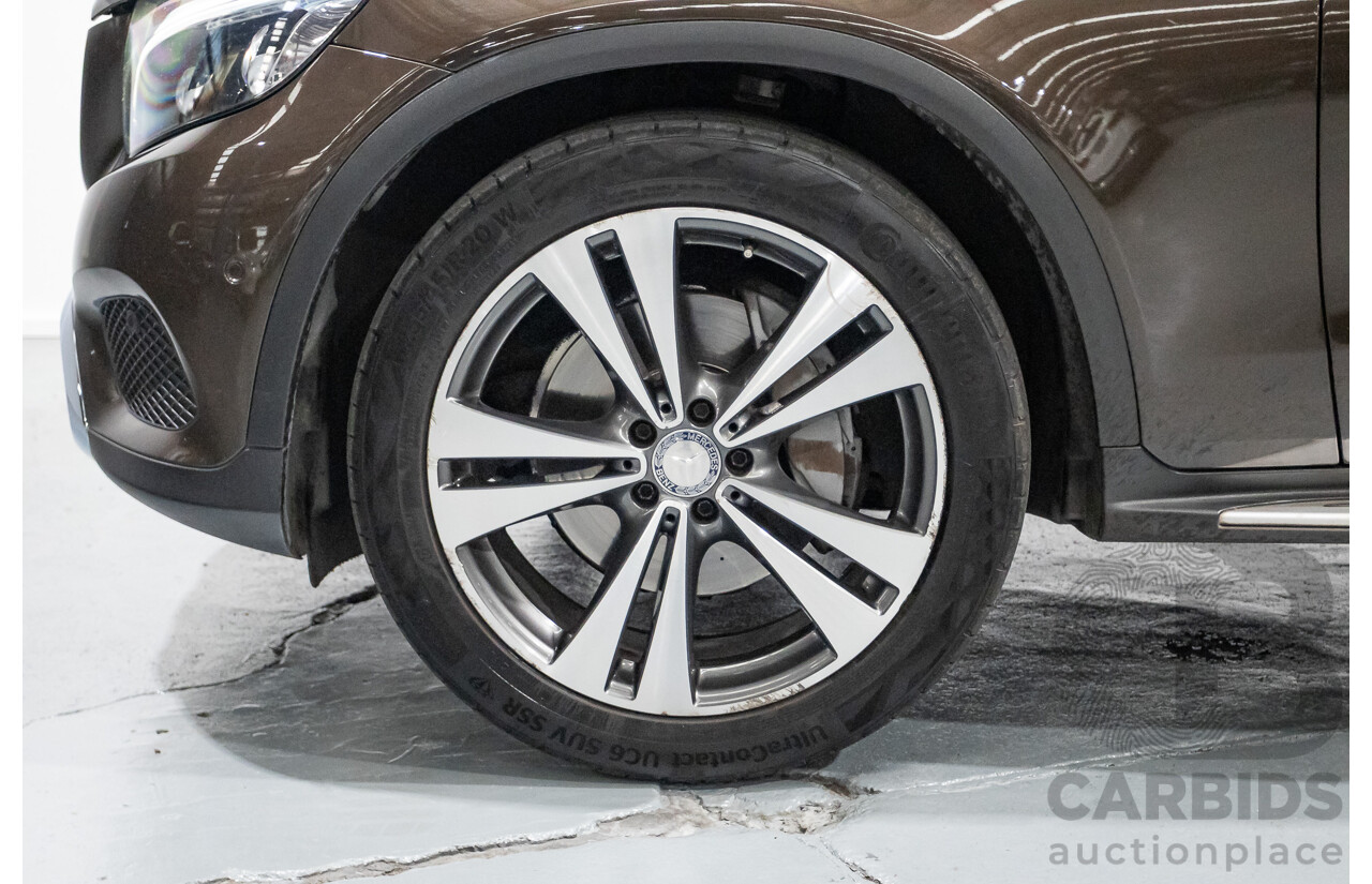 12/2015 Mercedes-Benz GLC 250d (AWD) 253 4D Wagon Dakota Brown Metallic Twin Turbo Diesel 2.1L