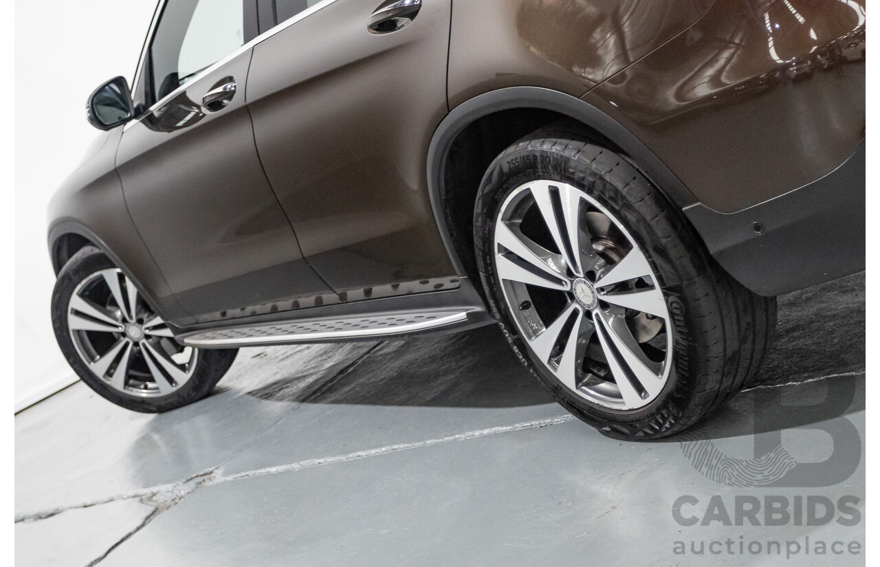 12/2015 Mercedes-Benz GLC 250d (AWD) 253 4D Wagon Dakota Brown Metallic Twin Turbo Diesel 2.1L