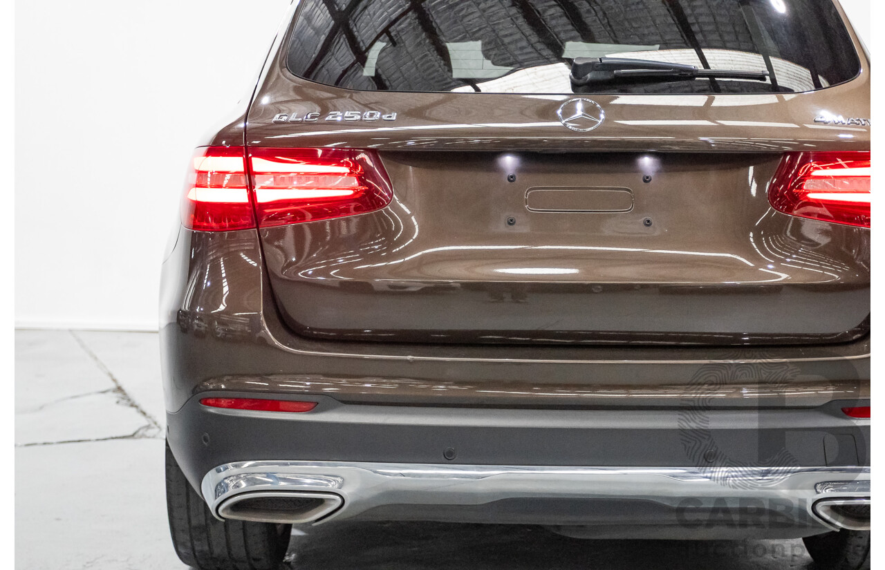 12/2015 Mercedes-Benz GLC 250d (AWD) 253 4D Wagon Dakota Brown Metallic Twin Turbo Diesel 2.1L