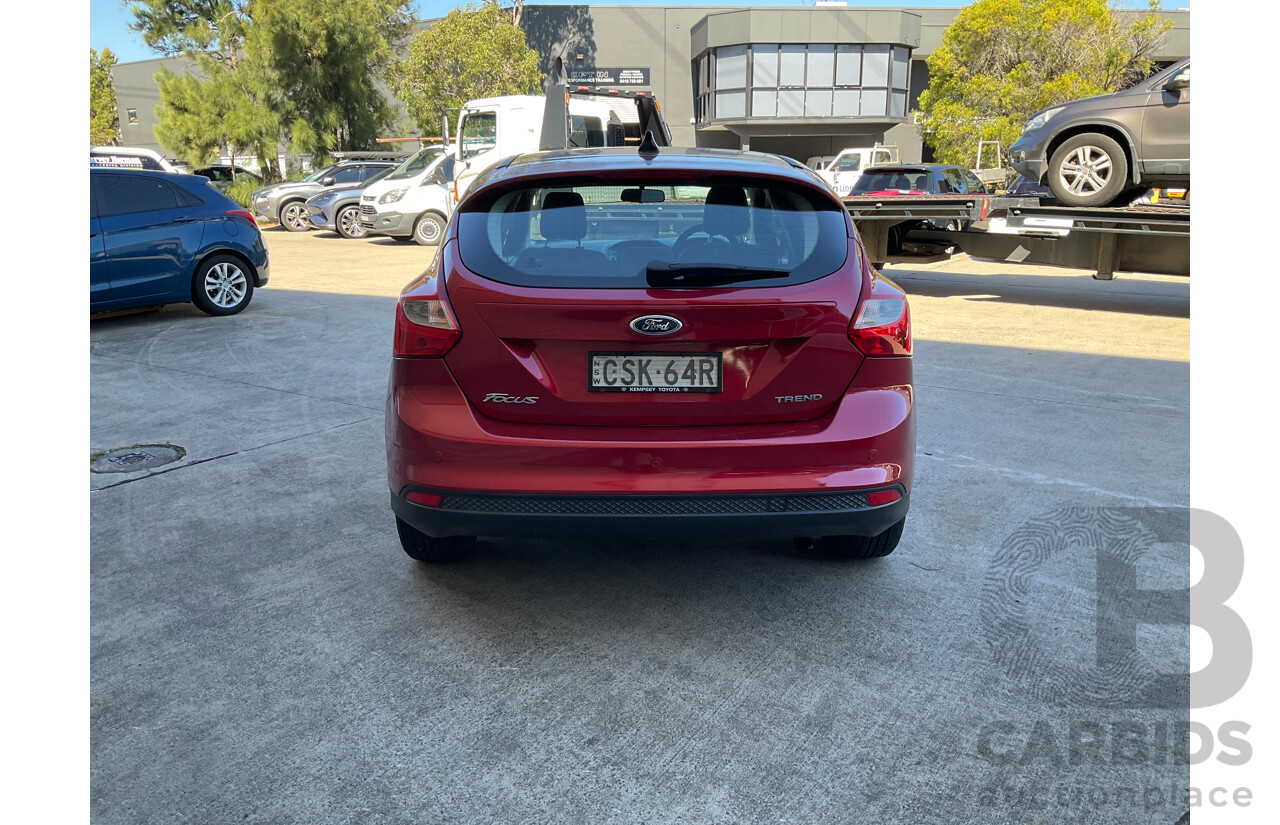 4/2014 Ford Focus Trend LW MK2 Upgrade 5d Hatchback Red 2.0L