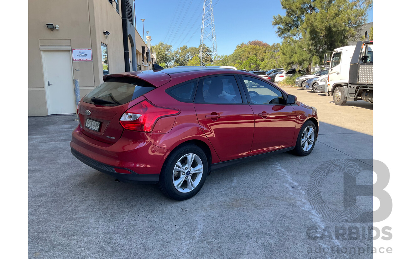 4/2014 Ford Focus Trend LW MK2 Upgrade 5d Hatchback Red 2.0L