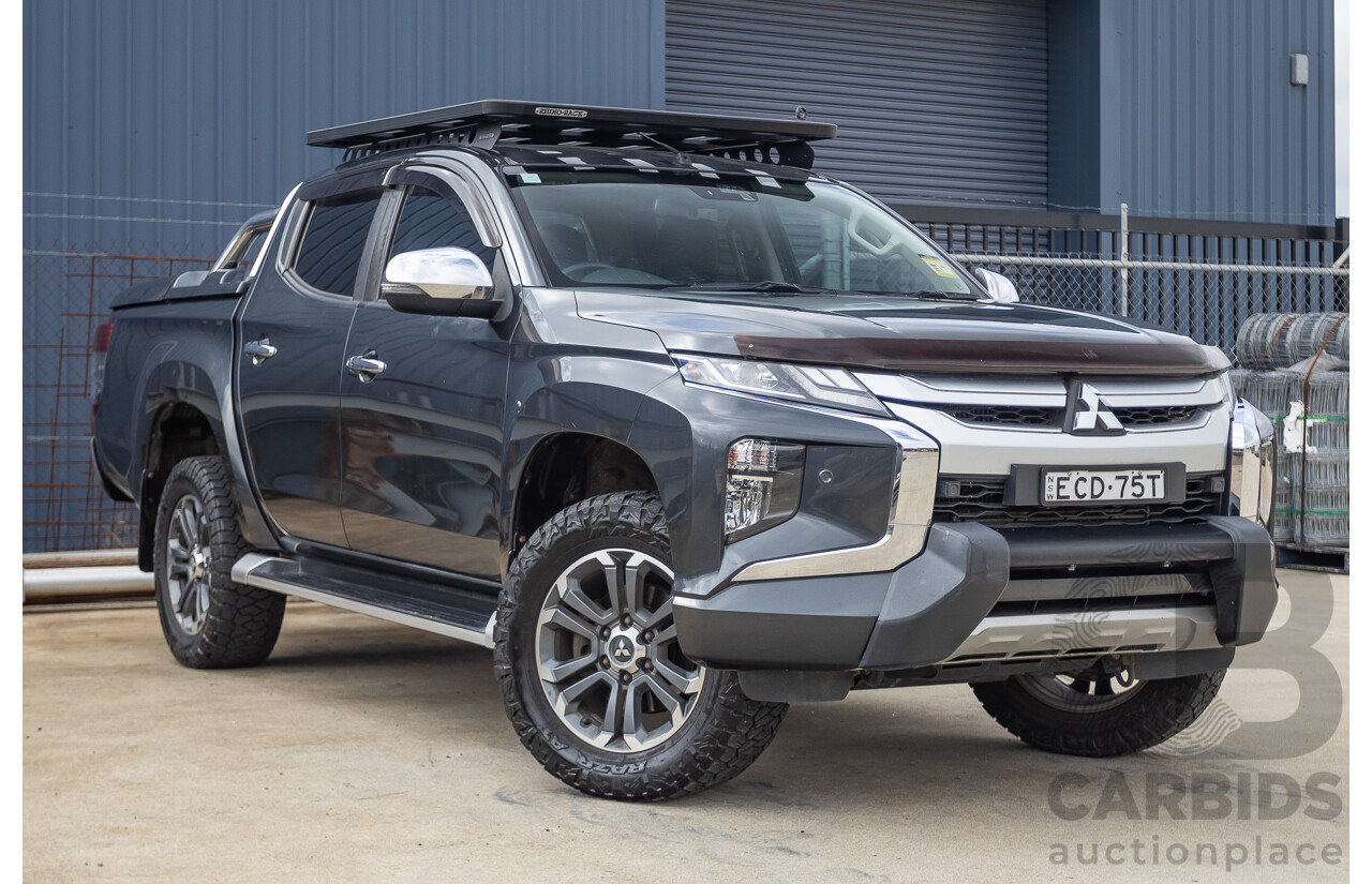 4/2019 Mitsubishi Triton GLS Premium (4x4) MR MY19 Double Cab Graphite Grey Metallic Turbo Diesel 2.4L