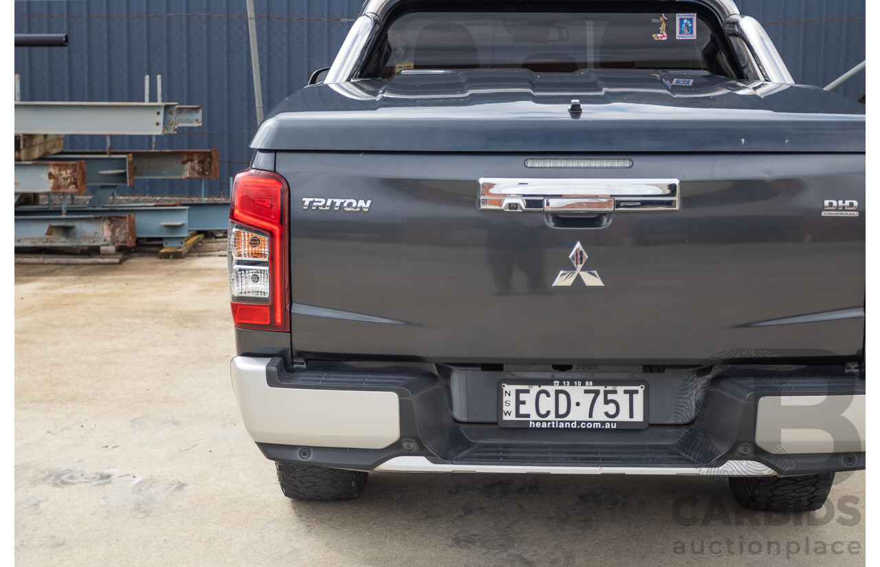 4/2019 Mitsubishi Triton GLS Premium (4x4) MR MY19 Double Cab Graphite Grey Metallic Turbo Diesel 2.4L