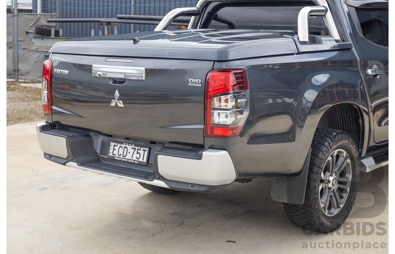 4/2019 Mitsubishi Triton GLS Premium (4x4) MR MY19 Double Cab Graphite Grey Metallic Turbo Diesel 2.4L