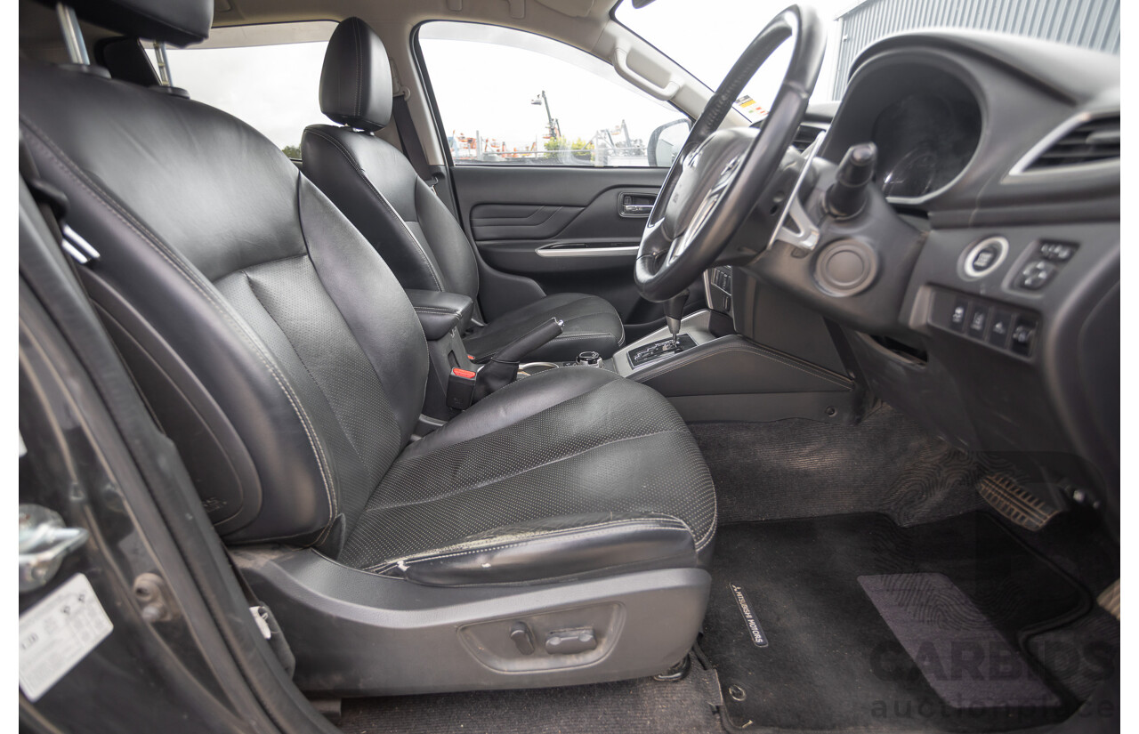 4/2019 Mitsubishi Triton GLS Premium (4x4) MR MY19 Double Cab Graphite Grey Metallic Turbo Diesel 2.4L