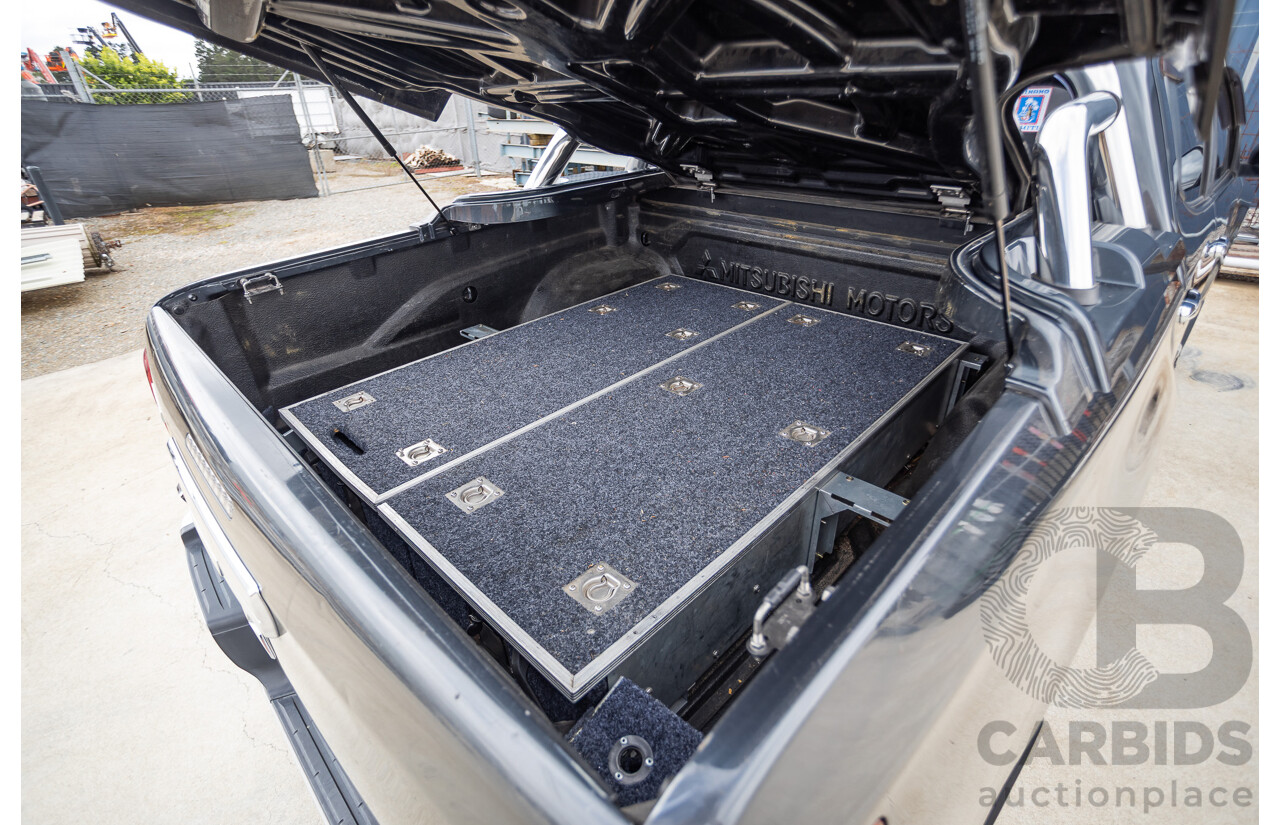 4/2019 Mitsubishi Triton GLS Premium (4x4) MR MY19 Double Cab Graphite Grey Metallic Turbo Diesel 2.4L