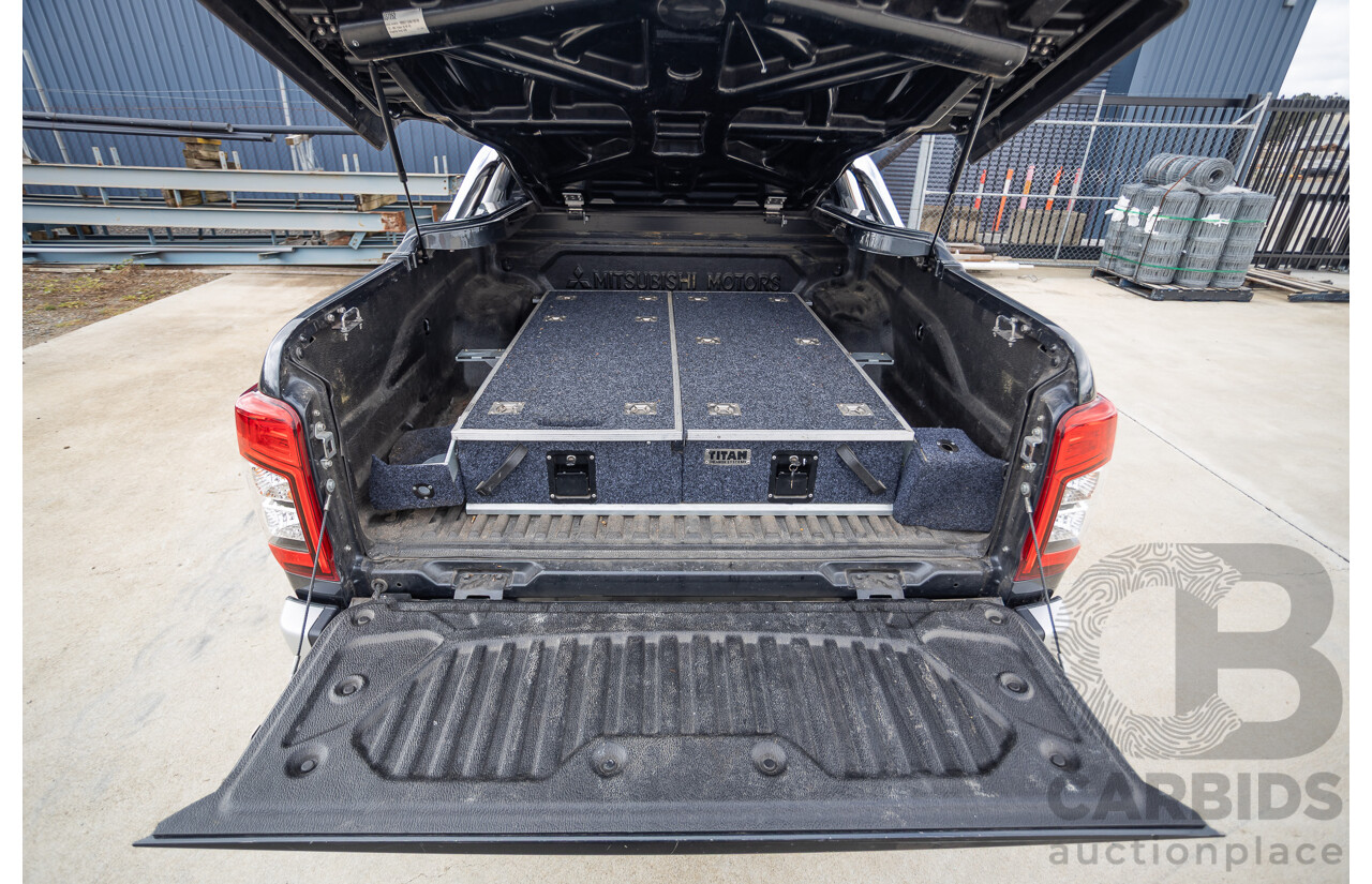 4/2019 Mitsubishi Triton GLS Premium (4x4) MR MY19 Double Cab Graphite Grey Metallic Turbo Diesel 2.4L