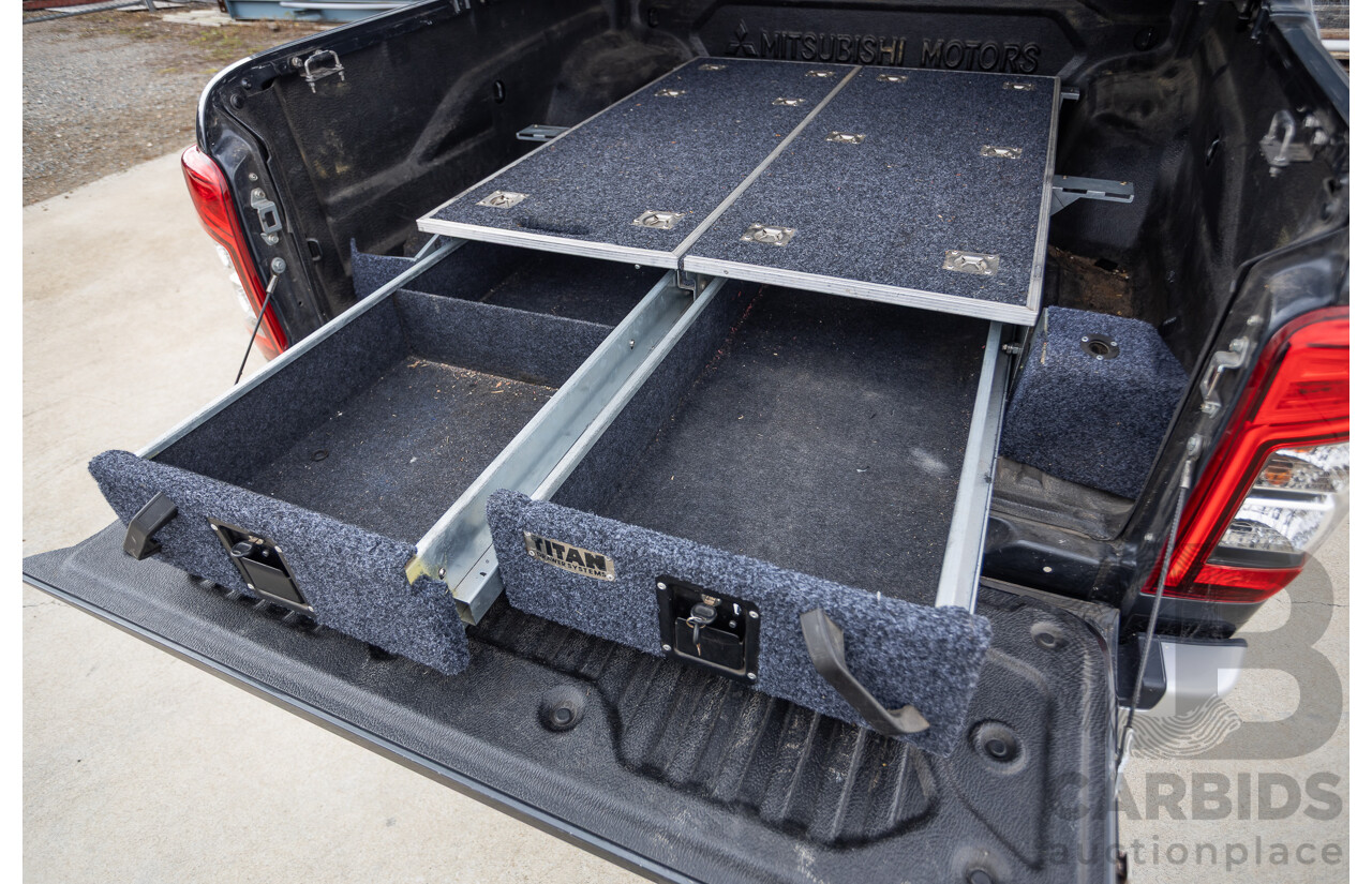 4/2019 Mitsubishi Triton GLS Premium (4x4) MR MY19 Double Cab Graphite Grey Metallic Turbo Diesel 2.4L