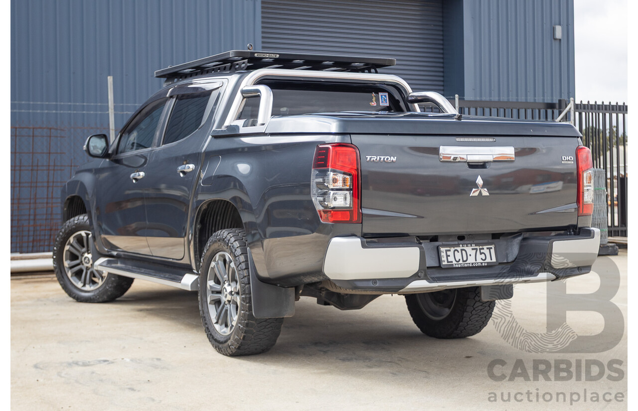 4/2019 Mitsubishi Triton GLS Premium (4x4) MR MY19 Double Cab Graphite Grey Metallic Turbo Diesel 2.4L