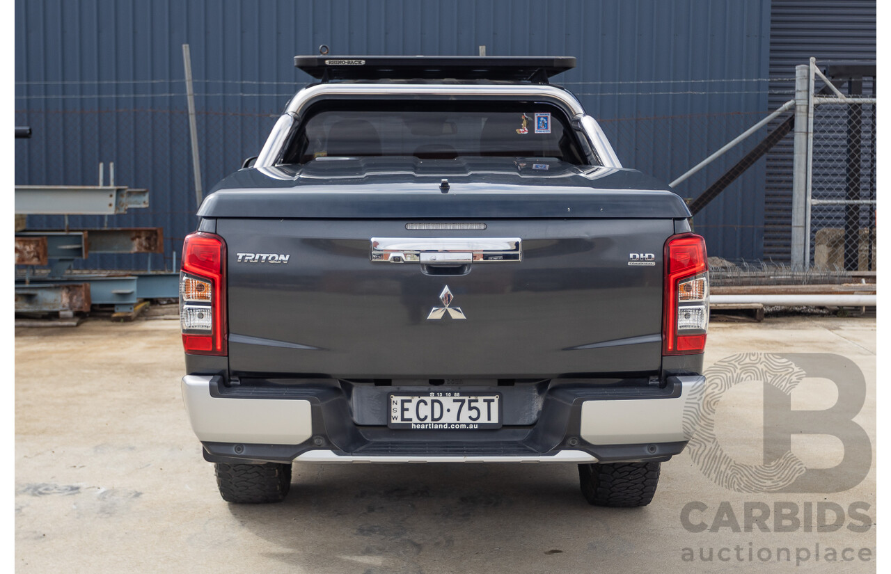 4/2019 Mitsubishi Triton GLS Premium (4x4) MR MY19 Double Cab Graphite Grey Metallic Turbo Diesel 2.4L