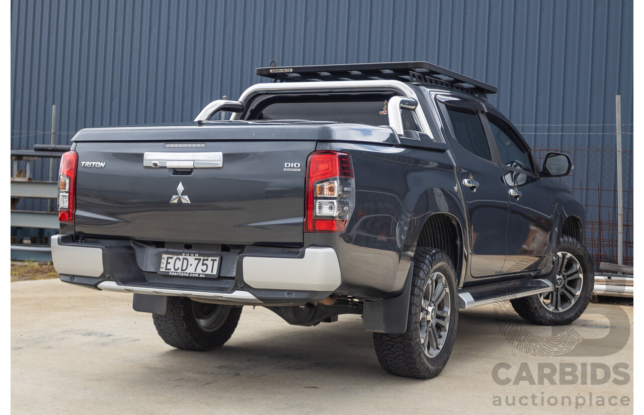 4/2019 Mitsubishi Triton GLS Premium (4x4) MR MY19 Double Cab Graphite Grey Metallic Turbo Diesel 2.4L