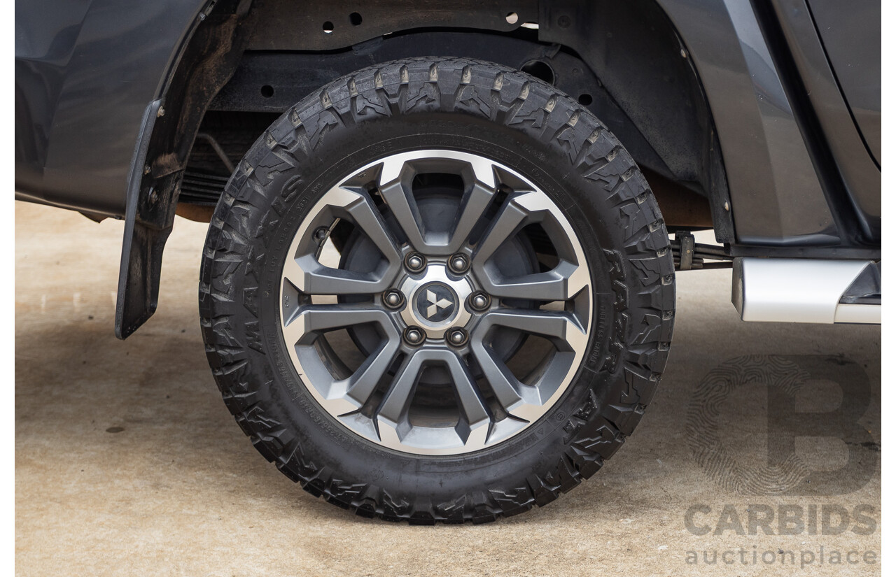 4/2019 Mitsubishi Triton GLS Premium (4x4) MR MY19 Double Cab Graphite Grey Metallic Turbo Diesel 2.4L