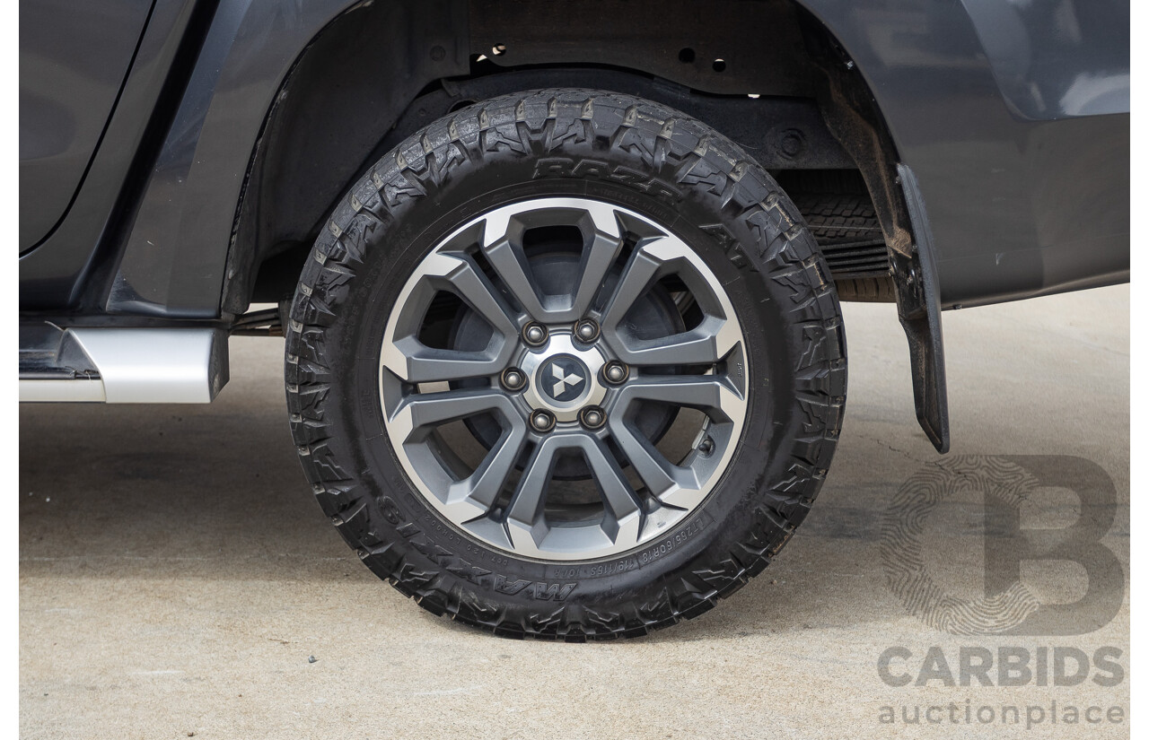 4/2019 Mitsubishi Triton GLS Premium (4x4) MR MY19 Double Cab Graphite Grey Metallic Turbo Diesel 2.4L