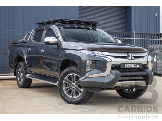 4/2019 Mitsubishi Triton GLS Premium (4x4) MR MY19 Double Cab Graphite Grey Metallic Turbo Diesel 2.4L