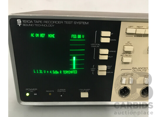Sound Technology (1510A) Tape Recorder Test System