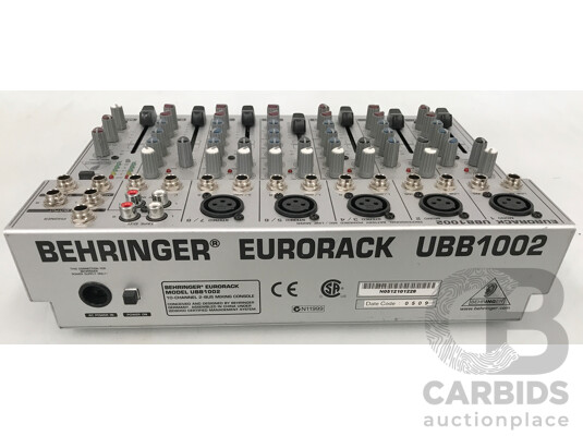 Behringer (UBB1002) Eurorack 10 Channel Analog Mixer