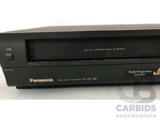 Vintage Panasonic (NV-J35A) Video Cassette Recorder