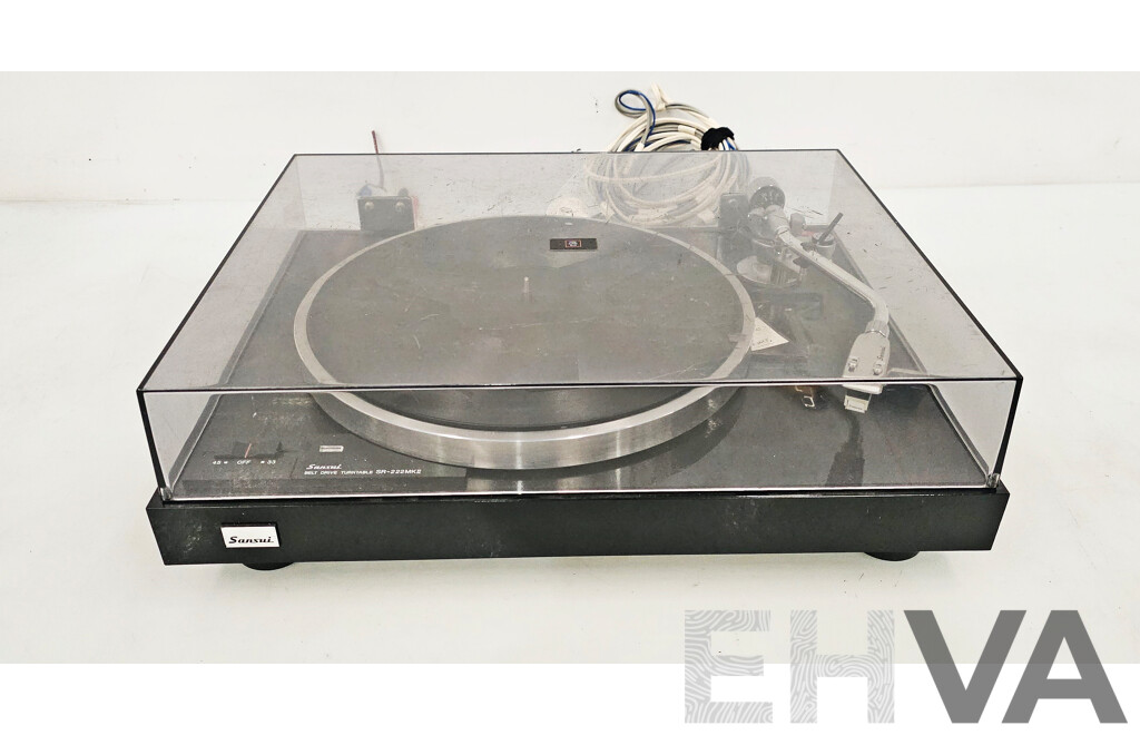 Sansui (SR-222MKII) Belt Drive Turntable
