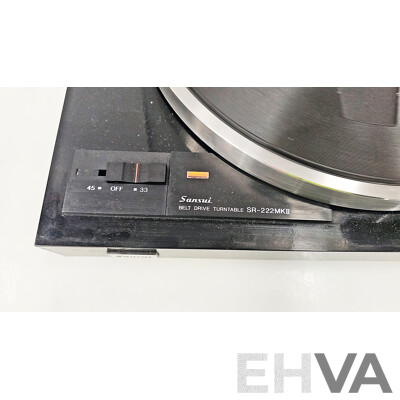 Sansui (SR-222MKII) Belt Drive Turntable