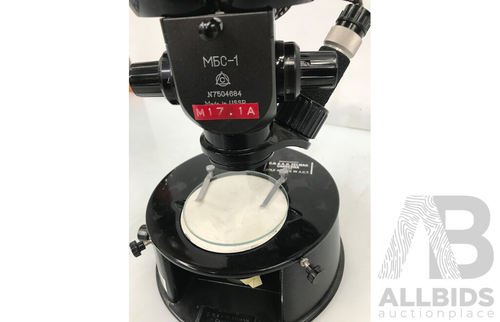 Vintage Russian Microscope