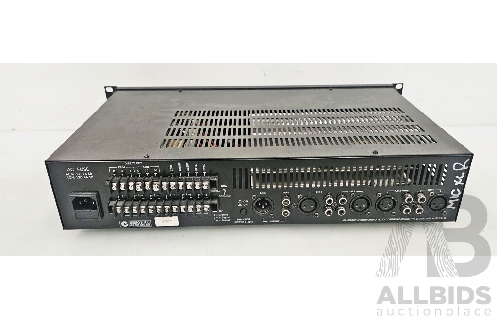 AudioTelex (ACM120) 4-Channel Amplifier