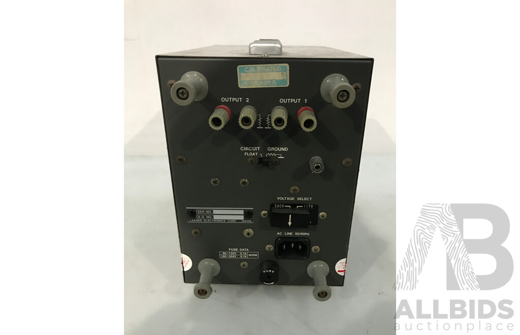 Leader (LMV-186A) 2 Channel AC Millivoltmeter