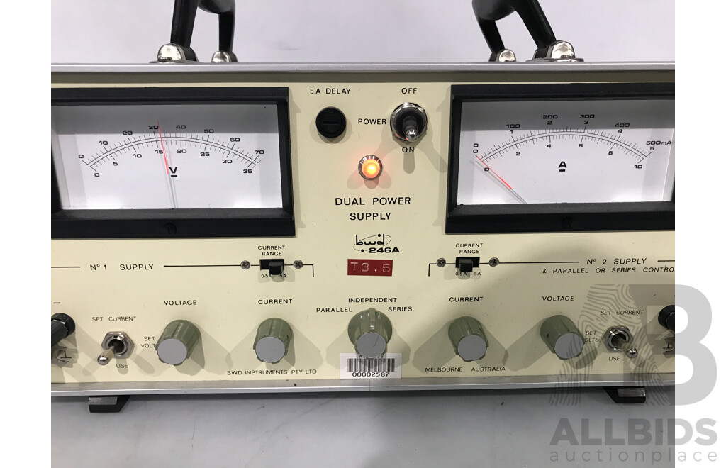 BWD 246A Dual Benchtop Power Supply