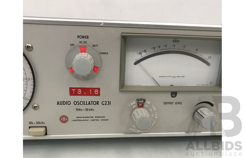 AWA (G231) Audio Oscillator