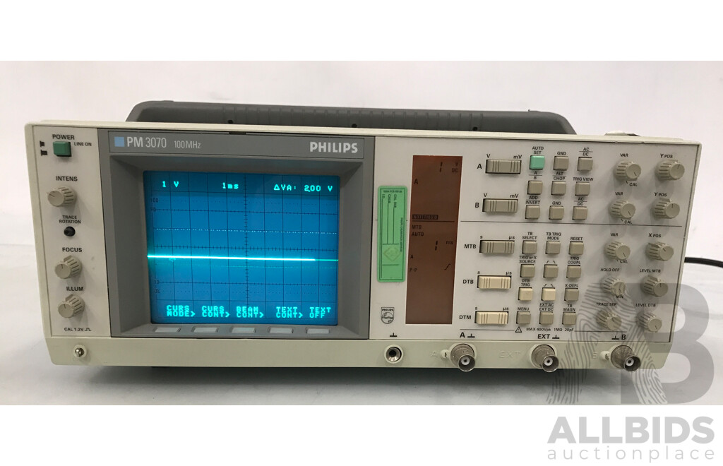 Philips (PM3070) 100MHz Oscilloscope