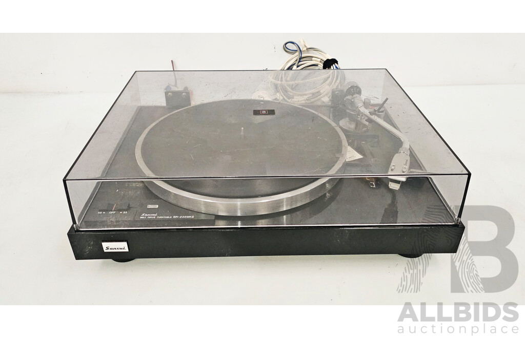 Sansui (SR-222MKII) Belt Drive Turntable