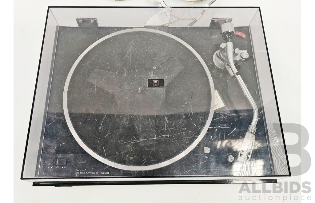 Sansui (SR-222MKII) Belt Drive Turntable