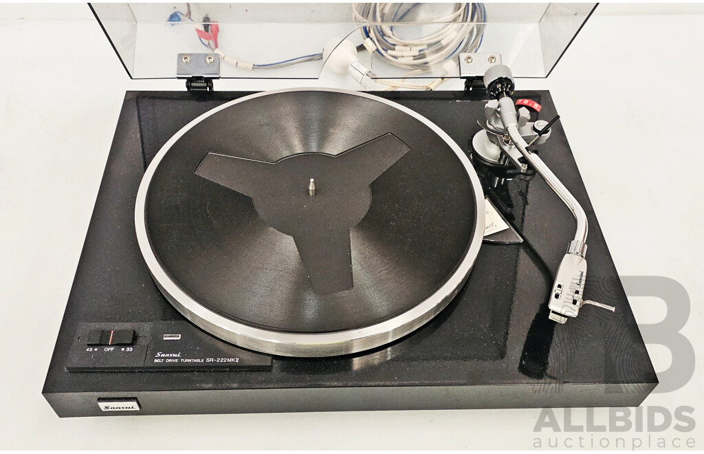 Sansui (SR-222MKII) Belt Drive Turntable