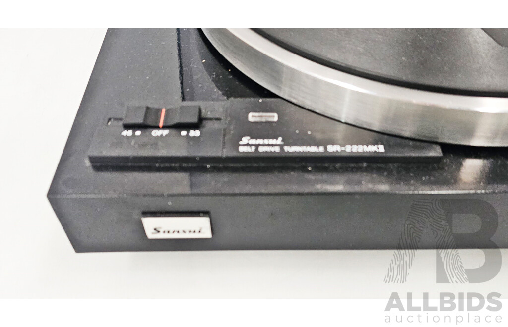 Sansui (SR-222MKII) Belt Drive Turntable