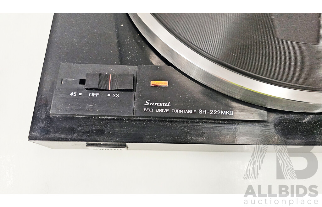 Sansui (SR-222MKII) Belt Drive Turntable