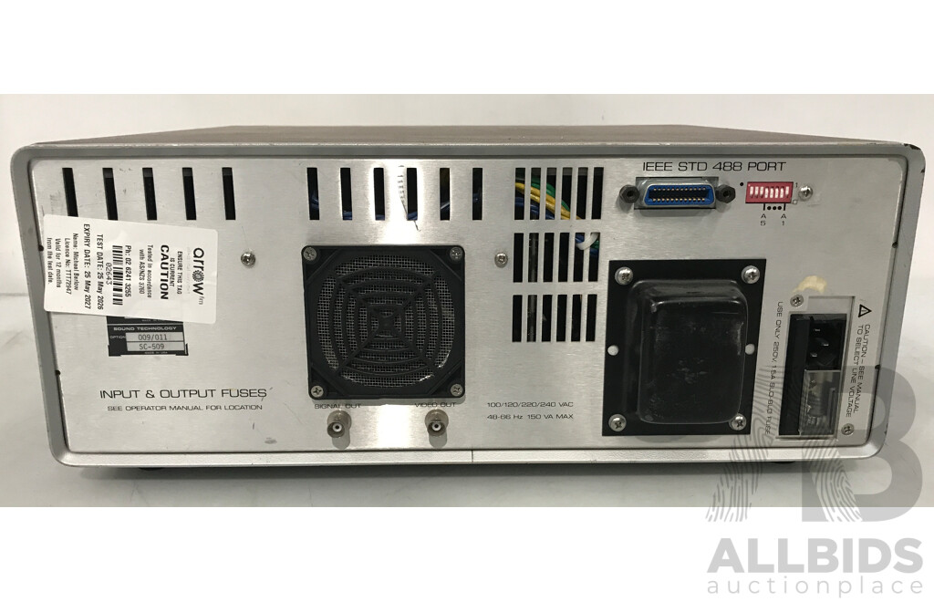 Sound Technology (1510A) Tape Recorder Test System
