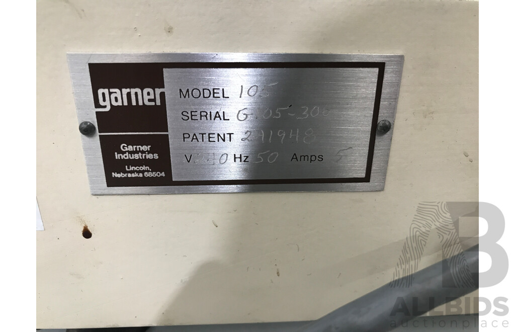 Garner 105 Conveyor Dataraser