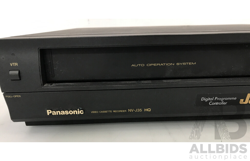 Vintage Panasonic (NV-J35A) Video Cassette Recorder