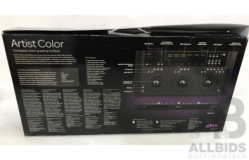 Avid Artist Colour Control Panel